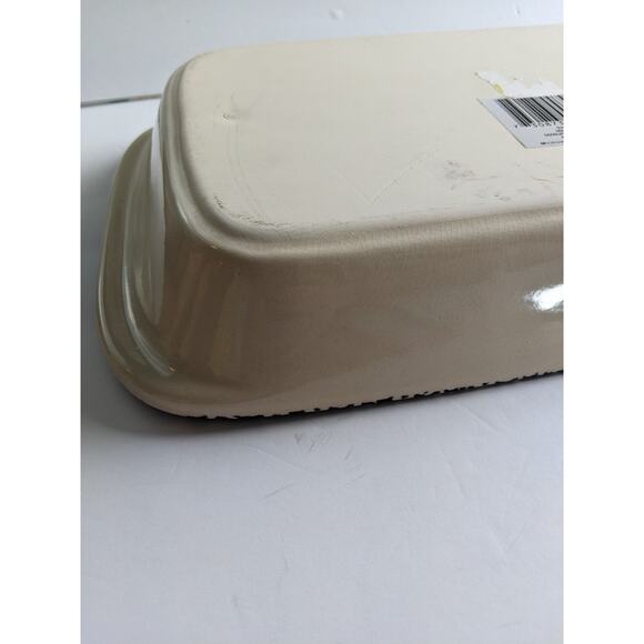 Vtg Christmas Casserole Baking Dish Holiday Bear Family ABC Distributing 9x14 - Picture 11 of 12